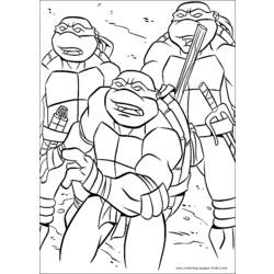 Malvorlage: Ninja Turtles (Superheld) #75360 - Kostenlose Malvorlagen zum Ausdrucken