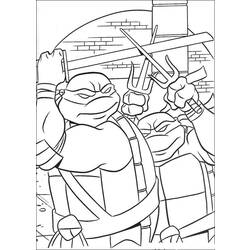 Malvorlage: Ninja Turtles (Superheld) #75381 - Kostenlose Malvorlagen zum Ausdrucken