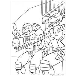 Malvorlage: Ninja Turtles (Superheld) #75390 - Kostenlose Malvorlagen zum Ausdrucken
