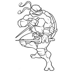 Malvorlage: Ninja Turtles (Superheld) #75412 - Kostenlose Malvorlagen zum Ausdrucken