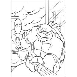 Malvorlage: Ninja Turtles (Superheld) #75431 - Kostenlose Malvorlagen zum Ausdrucken