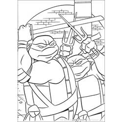 Malvorlage: Ninja Turtles (Superheld) #75462 - Kostenlose Malvorlagen zum Ausdrucken