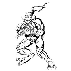 Malvorlage: Ninja Turtles (Superheld) #75487 - Kostenlose Malvorlagen zum Ausdrucken