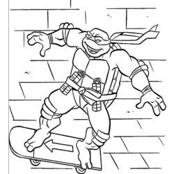 Malvorlage: Ninja Turtles (Superheld) #75529 - Kostenlose Malvorlagen zum Ausdrucken
