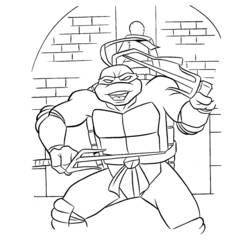 Malvorlage: Ninja Turtles (Superheld) #75535 - Kostenlose Malvorlagen zum Ausdrucken