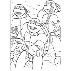 Malvorlage: Ninja Turtles (Superheld) #75551 - Kostenlose Malvorlagen zum Ausdrucken