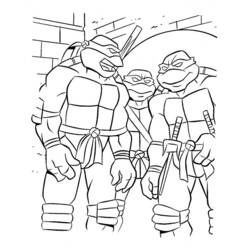 Malvorlage: Ninja Turtles (Superheld) #75563 - Kostenlose Malvorlagen zum Ausdrucken