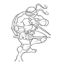 Malvorlage: Ninja Turtles (Superheld) #75603 - Kostenlose Malvorlagen zum Ausdrucken