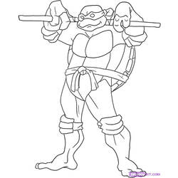 Malvorlage: Ninja Turtles (Superheld) #75680 - Kostenlose Malvorlagen zum Ausdrucken