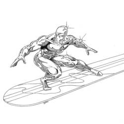 Malvorlage: Silberner Surfer (Superheld) #81120 - Kostenlose Malvorlagen zum Ausdrucken