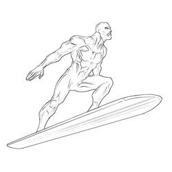 Malvorlage: Silberner Surfer (Superheld) #81129 - Kostenlose Malvorlagen zum Ausdrucken