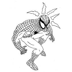 Malvorlage: Spider Man (Superheld) #78681 - Kostenlose Malvorlagen zum Ausdrucken