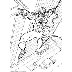 Malvorlage: Spider Man (Superheld) #78703 - Kostenlose Malvorlagen zum Ausdrucken