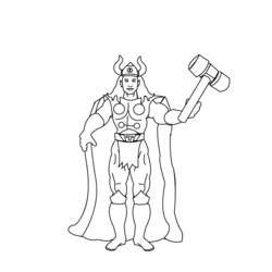 Malvorlage: Thor (Superheld) #75765 - Kostenlose Malvorlagen zum Ausdrucken