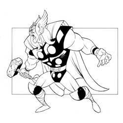 Malvorlage: Thor (Superheld) #75767 - Kostenlose Malvorlagen zum Ausdrucken