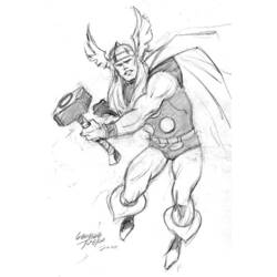 Malvorlage: Thor (Superheld) #75810 - Kostenlose Malvorlagen zum Ausdrucken