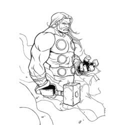 Malvorlage: Thor (Superheld) #75815 - Kostenlose Malvorlagen zum Ausdrucken