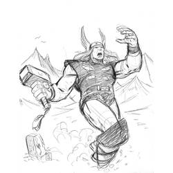 Malvorlage: Thor (Superheld) #75846 - Kostenlose Malvorlagen zum Ausdrucken