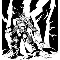 Malvorlage: Thor (Superheld) #75848 - Kostenlose Malvorlagen zum Ausdrucken