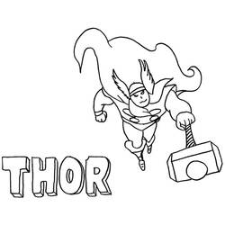 Malvorlage: Thor (Superheld) #75853 - Kostenlose Malvorlagen zum Ausdrucken