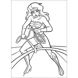 Malvorlage: Wunderfrau (Superheld) #74547 - Kostenlose Malvorlagen zum Ausdrucken