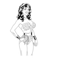 Malvorlage: Wunderfrau (Superheld) #74567 - Kostenlose Malvorlagen zum Ausdrucken