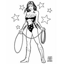 Malvorlage: Wunderfrau (Superheld) #74575 - Kostenlose Malvorlagen zum Ausdrucken