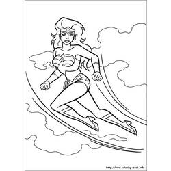 Malvorlage: Wunderfrau (Superheld) #74615 - Kostenlose Malvorlagen zum Ausdrucken