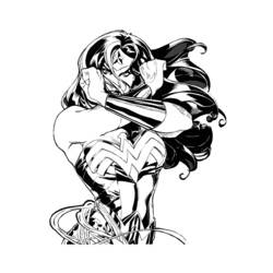Malvorlage: Wunderfrau (Superheld) #74643 - Kostenlose Malvorlagen zum Ausdrucken