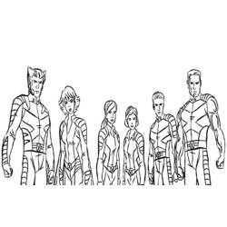 Malvorlage: X-Men (Superheld) #74358 - Kostenlose Malvorlagen zum Ausdrucken