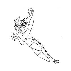 Zeichnungen zum Ausmalen: DC Super Hero Girls - Kostenlose Malvorlagen zum Ausdrucken