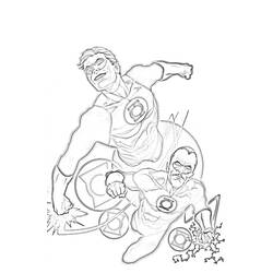 Malvorlage: Green Lantern (Superhelden und Superschurken) #81319 - Kostenlose Malvorlagen zum Ausdrucken