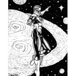 Malvorlage: Green Lantern (Superhelden und Superschurken) #81390 - Kostenlose Malvorlagen zum Ausdrucken