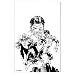 Malvorlage: Green Lantern (Superhelden und Superschurken) #81423 - Kostenlose Malvorlagen zum Ausdrucken