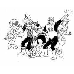 Malvorlage: Green Lantern (Superhelden und Superschurken) #81425 - Kostenlose Malvorlagen zum Ausdrucken
