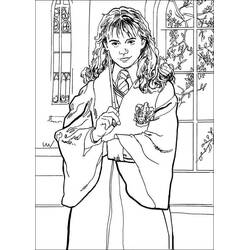 Zeichnungen zum Ausmalen: Hermione Granger - Kostenlose Malvorlagen zum Ausdrucken