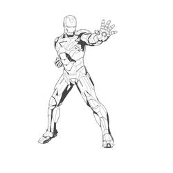 Malvorlage: Iron Man (Superhelden und Superschurken) #80522 - Kostenlose Malvorlagen zum Ausdrucken