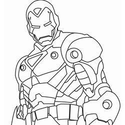 Malvorlage: Iron Man (Superhelden und Superschurken) #80526 - Kostenlose Malvorlagen zum Ausdrucken