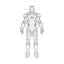 Malvorlage: Iron Man (Superhelden und Superschurken) #80529 - Kostenlose Malvorlagen zum Ausdrucken