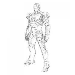 Malvorlage: Iron Man (Superhelden und Superschurken) #80530 - Kostenlose Malvorlagen zum Ausdrucken