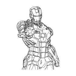 Malvorlage: Iron Man (Superhelden und Superschurken) #80534 - Kostenlose Malvorlagen zum Ausdrucken