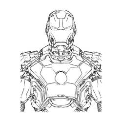 Malvorlage: Iron Man (Superhelden und Superschurken) #80536 - Kostenlose Malvorlagen zum Ausdrucken