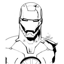 Malvorlage: Iron Man (Superhelden und Superschurken) #80551 - Kostenlose Malvorlagen zum Ausdrucken