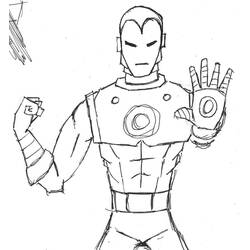 Malvorlage: Iron Man (Superhelden und Superschurken) #80589 - Kostenlose Malvorlagen zum Ausdrucken