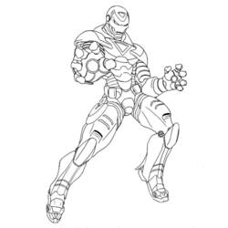 Malvorlage: Iron Man (Superhelden und Superschurken) #80591 - Kostenlose Malvorlagen zum Ausdrucken
