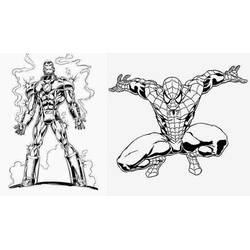 Malvorlage: Iron Man (Superhelden und Superschurken) #80598 - Kostenlose Malvorlagen zum Ausdrucken
