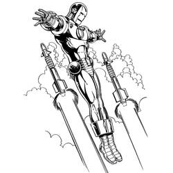 Malvorlage: Iron Man (Superhelden und Superschurken) #80599 - Kostenlose Malvorlagen zum Ausdrucken