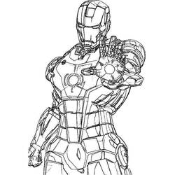 Malvorlage: Iron Man (Superhelden und Superschurken) #80605 - Kostenlose Malvorlagen zum Ausdrucken