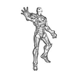 Malvorlage: Iron Man (Superhelden und Superschurken) #80617 - Kostenlose Malvorlagen zum Ausdrucken
