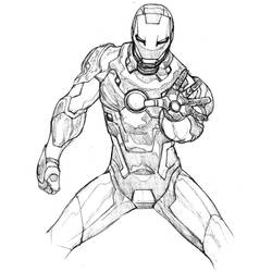 Malvorlage: Iron Man (Superhelden und Superschurken) #80627 - Kostenlose Malvorlagen zum Ausdrucken